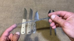 Простые клинки из кованой D2