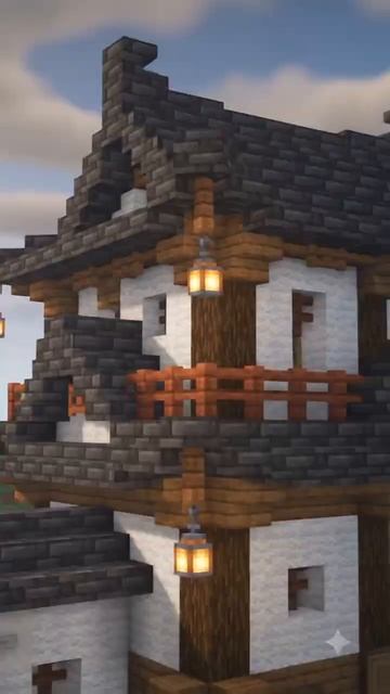 Строительство сторожки самурайской крепости в Minecraft ⛩️