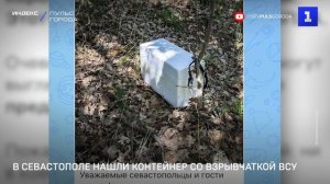 В Севастополе нашли контейнер со взрывчаткой ВСУ