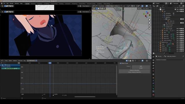 Coloso - A to Z of NPR Animation in Blender 32-6. Animation Practice - Primary and Secondary 4