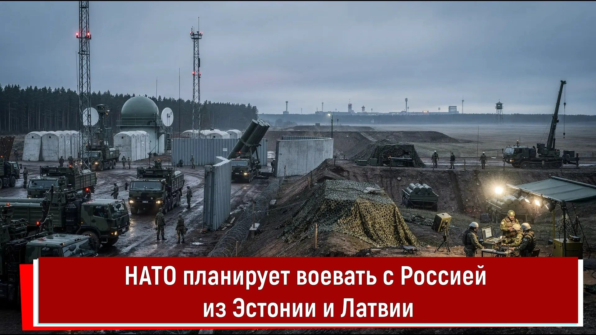 НАТО планирует воевать с Россией из Эстонии и Латвии