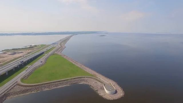 Обзор дамбы СПб-Кронштадт