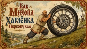 Былина о замене резины на Harley-Davidson Sportster | Полировка вилки