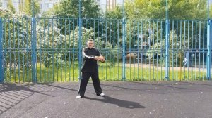 Упражнения с деревянными шарами Тайцзи весом 1.5 кг (8)