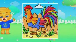 Детский развивающий мультфильм, пазлы, головоломка.