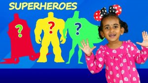 Цвета супергероев _ Superheroes colors На Русском _ Детские Песни - Kuku and Cucudu На Русском