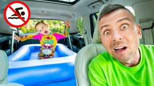 Five Kids learn safety rules of conduct in the car with Dad + more Сhildren's videos