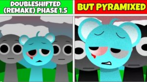 Sprunki Double ⏩ shifted (Remake) Фаза 1.5 Против 🆚 Но Pyramixed