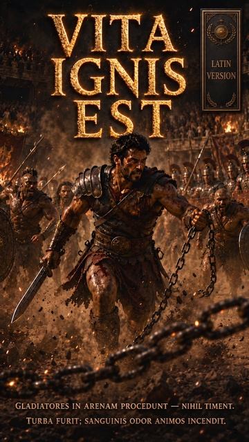 Spartacus in Latin — The Language of Rome | Vita Ignis Est #Shorts