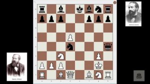 Steinitz - Zuckertort (20st game of the match) 1886