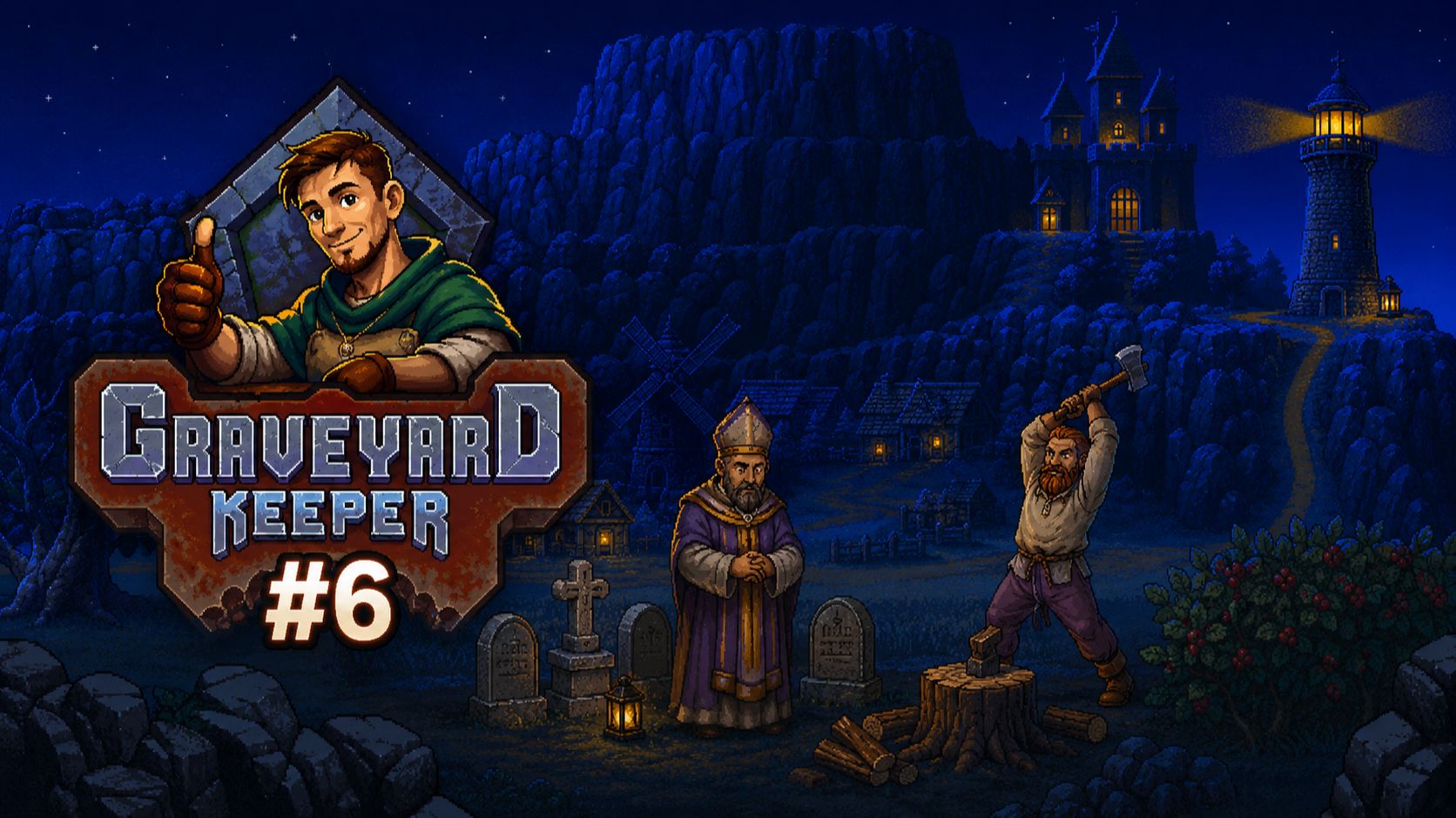 РАЗОБРАЛСЯ С КРАФТОМ! Строю наковальню и поднимаю качество кладбища - Graveyard Keeper #6