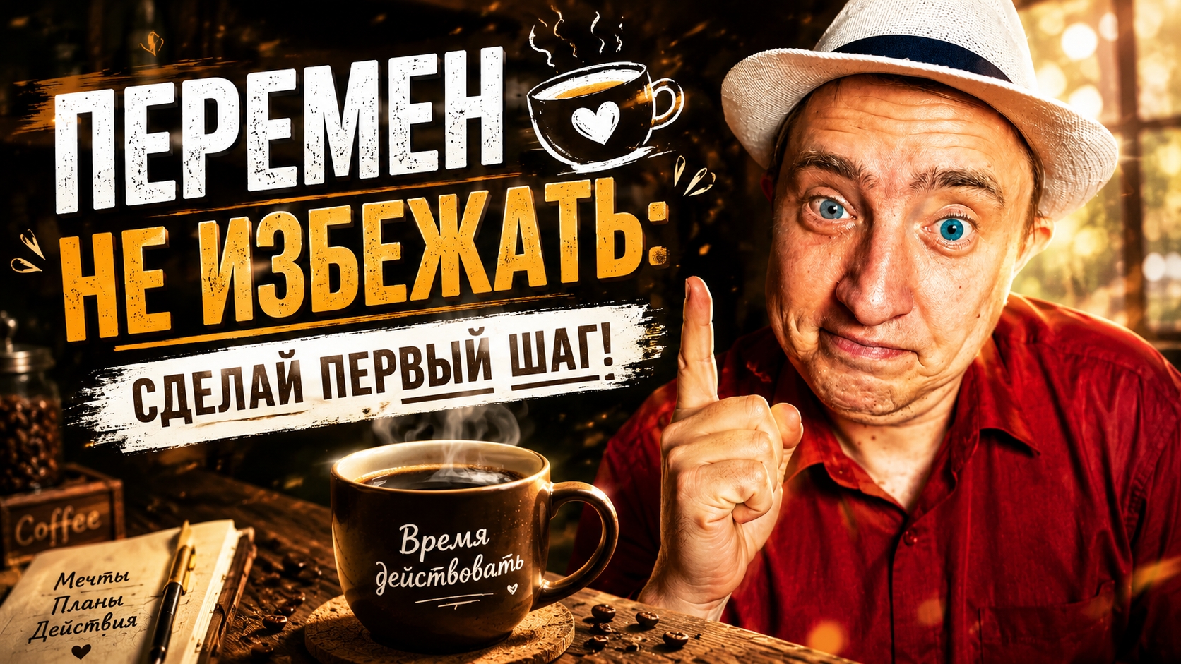 Твой первый шаг к успеху: простая мотивация, которая меняет всё!