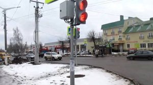 Злой Лекарь - новые светофоры в городе Семилуки_ пересечение улиц Чапаева и 25 лет Октября