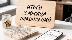 Итоги 3 месяца накоплений.