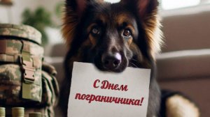 Защитник границ. С днём пограничника. Красивая музыкальная открытка.