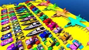 GTA 5: Эпические автомобильные гонки За рулем красочного Человека-паука на внедорожных джипах