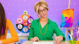One-Color School Crafts 🔥 Student vs. Teacher Creative DIY Ideas