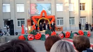 9 мая 2015 года в городе Семилуки - концерт на площади возле памятника Ленина