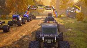 Монстр Траки. Снести все на пути! Гонки на машинах в игре Monster Jam Showdown