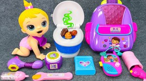 Игрушка для кормления и приучения к горшку! Распаковка и Обзор ярких игрушек! Мультики для детей!