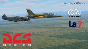 DCSWorld. Ла7, полёт с Л39. La7, flight with L39.