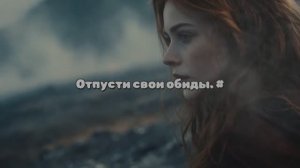 Отпусти свои обиды. #