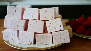 Клубничное птичье молоко конфеты рецепт птичьего молока в домашних условиях с агар-агаром