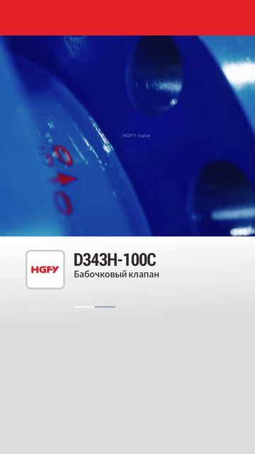 D343H-100C Бабочковый клапан-HGFY