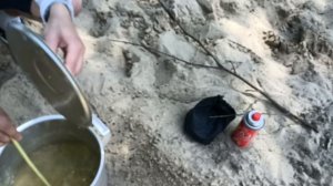 готовим обед на берегу