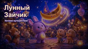 Полная версия Лунный Зайчик и волшебная ракушка | Добрая сказка на ночь для детей