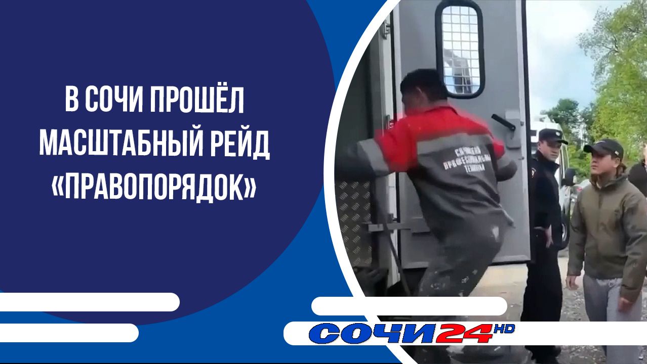 В Сочи прошёл масштабный рейд «Правопорядок» смотреть онлайн