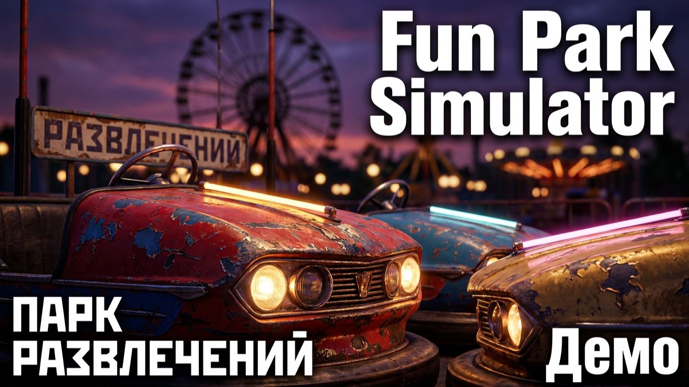 СИМУЛЯТОР ПАРКА РАЗВЛЕЧЕНИЙ - Fun Park Simulator Demo🕹Первый взгляд, обзор геймплей