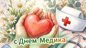 Поздравление с днем Медика – красивая музыкальная открытка для врачей и медсестер