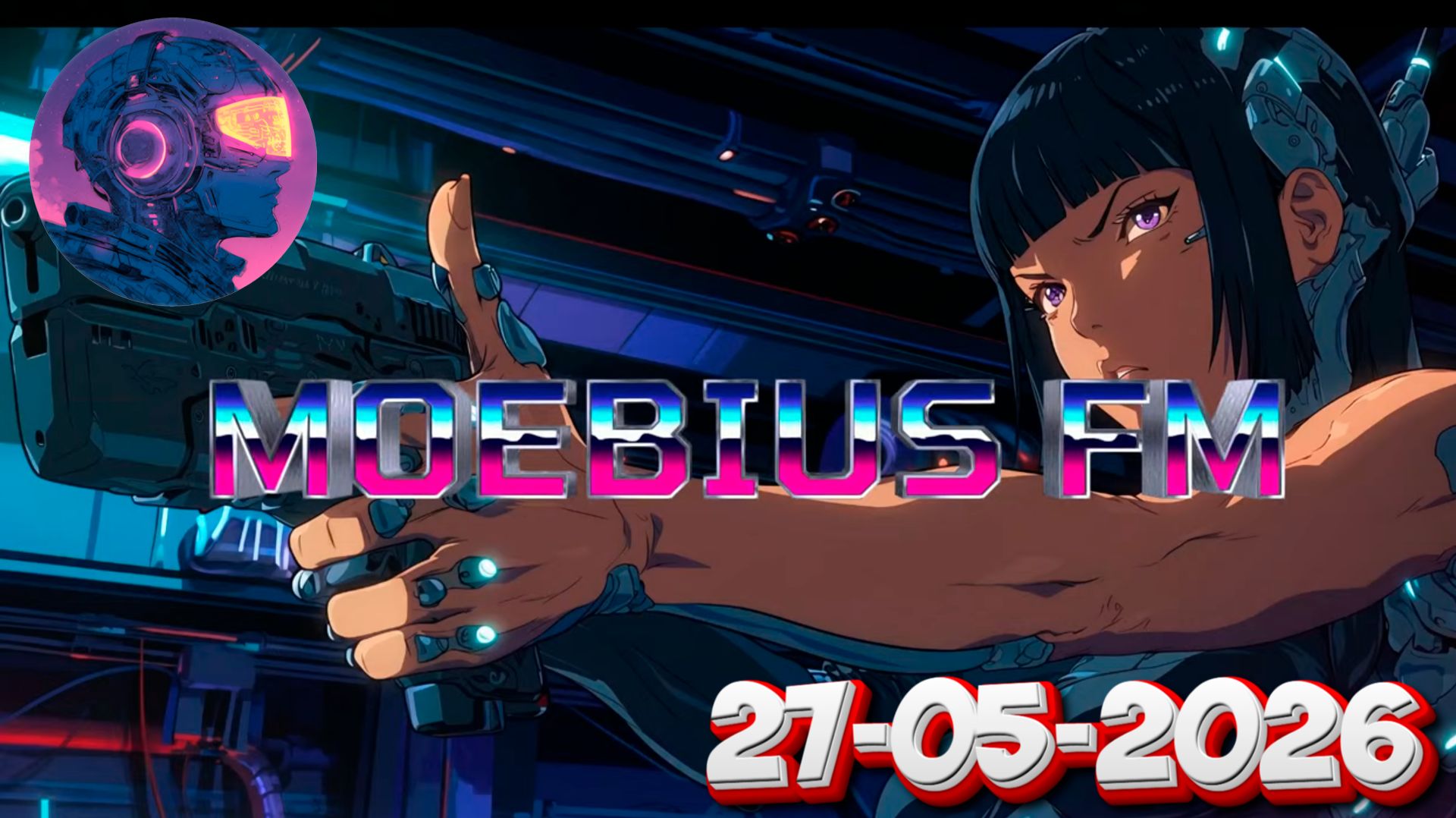 🎶2086 Escape The Machines🎛️Cyberpunk,Synthwave_M💿EBIUS FM_27-05-2026