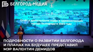 Подробности о развитии Белгорода  и планах на будущее представил  мэр Валентин Демидов