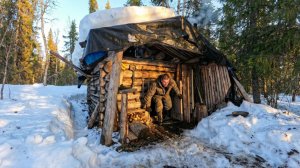 Изба-конура: ночую в крошечной избушке и ставлю фотоловушку на бобров