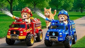 Мама-Кошка Подстригает мех на ферме и Шьет Тигровую шапочку Для Котят Дома🐾🎩🐯