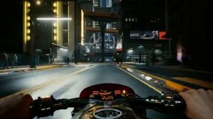 CYBERPUNK 2077 - Ночное свободное перемещение
