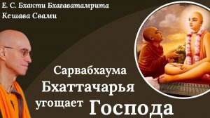 Сарвабхаума Бхаттачарья угощает Господа / ББ Кешава Свами