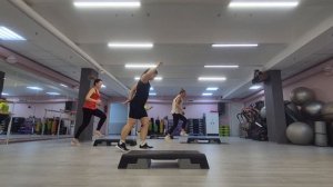 СТЕП АЭРОБИКА ЦЕЛАЯ ТРЕНИРОВКА / STEP AEROBICS