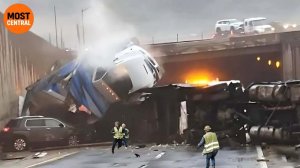 Когда идиоты в машинах идут не так – эпические и шокирующие аварии # Лучшее за месяц