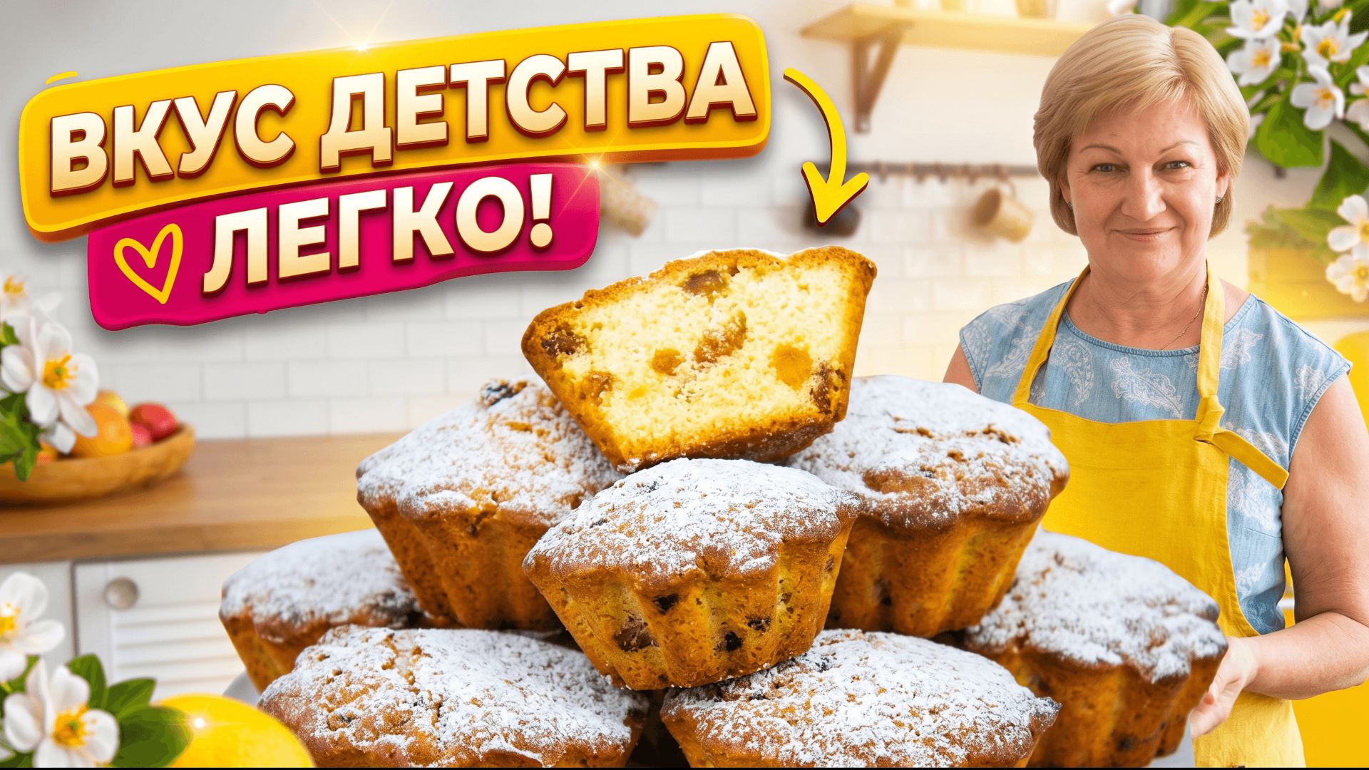 Идеальные “Столичные” кексы дома — мягкие, как в детстве!