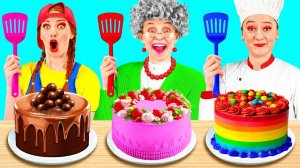 Кулинарный Челлендж# Я против Бабушки # Укрась Торт Челлендж от 4Teen Challenge