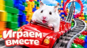 ХОМЯК ВЫБИРАЕТСЯ ИЗ СЕКРЕТНОЙ ХОМЯЧЕЙ ТЮРЬМЫ !! Играем ВМЕСТЕ ! Супер лабиринт для хомяка №6