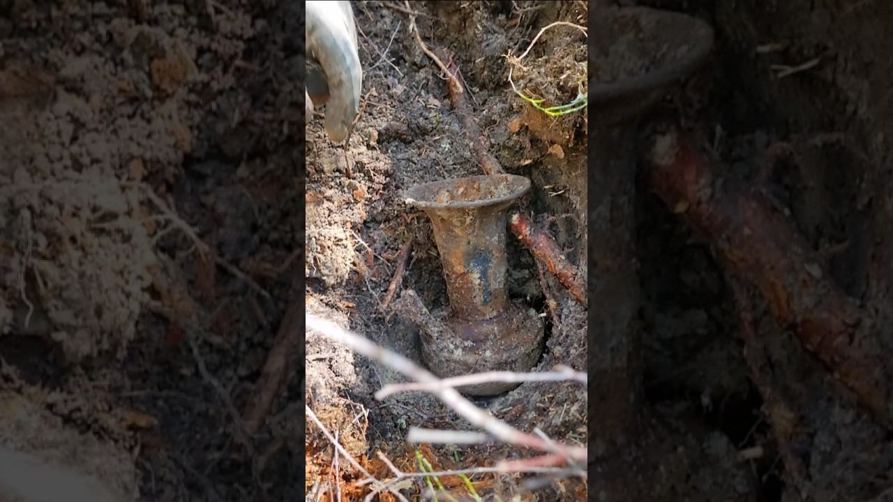 Нашли гудок от Ганомага, раскопки по войне #metaldetecting