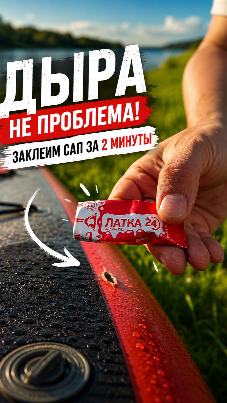 Чем быстро заклеить SUP