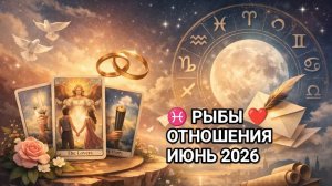 ♓ РЫБЫ ❤️ ОТНОШЕНИЯ ИЮНЬ 2026
