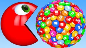 Веселый ПАКМЕН, мультики для детей, смотреть мультфильмы с песенками бесплатно, мультики с машинками