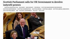 Парламент Шотландии поддержал проведение нового референдума о независимости от Британии
