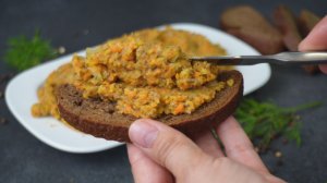 Чудо блюдо из моркови 3 в1 и на хлеб, и как гарнир, и закуска